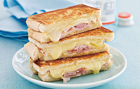 Cheese & Ham Toasts